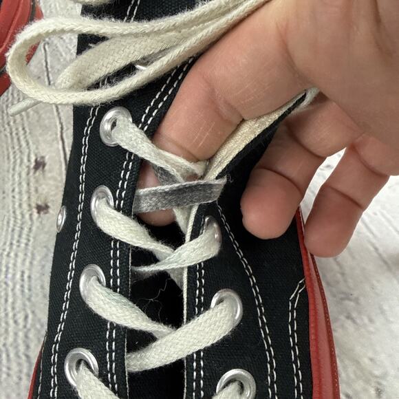 Converse x COMME des GARCONS PLAY Chuck 70 High Black Red Sole Men’s Size 5.5 US main image 7